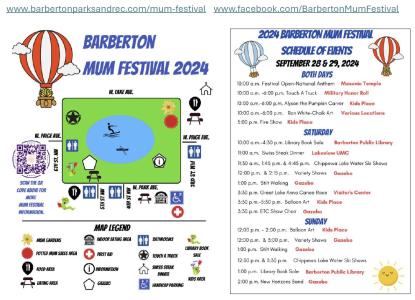Barberton Mum Festival flyer