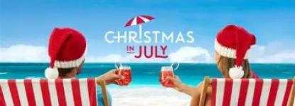 Christmas in July Party logo
