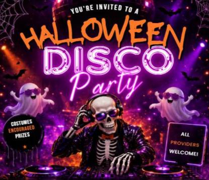 Halloween Disco Party logo