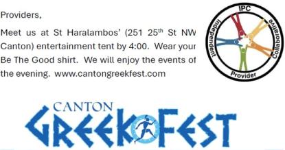 Independent Provider Collaborative GREEK FEST logo