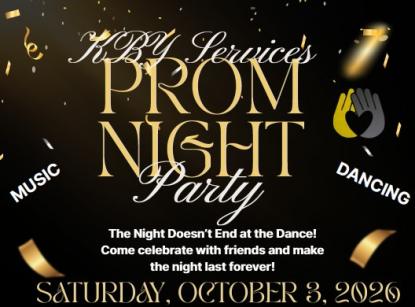 KBY Prom Night Party 2026 logo