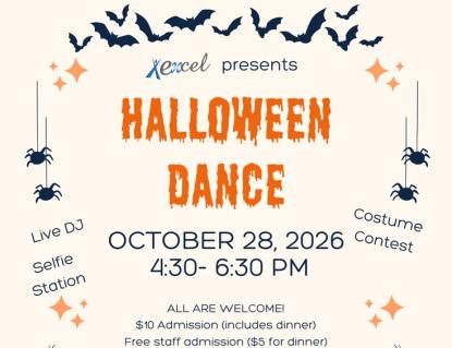X-Excel Halloween Dance 2026 logo